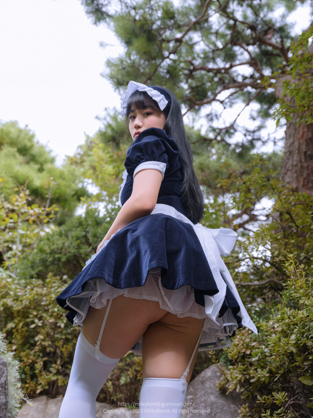 Yui 유이, [MilkyBomb] Maid Set.03 20