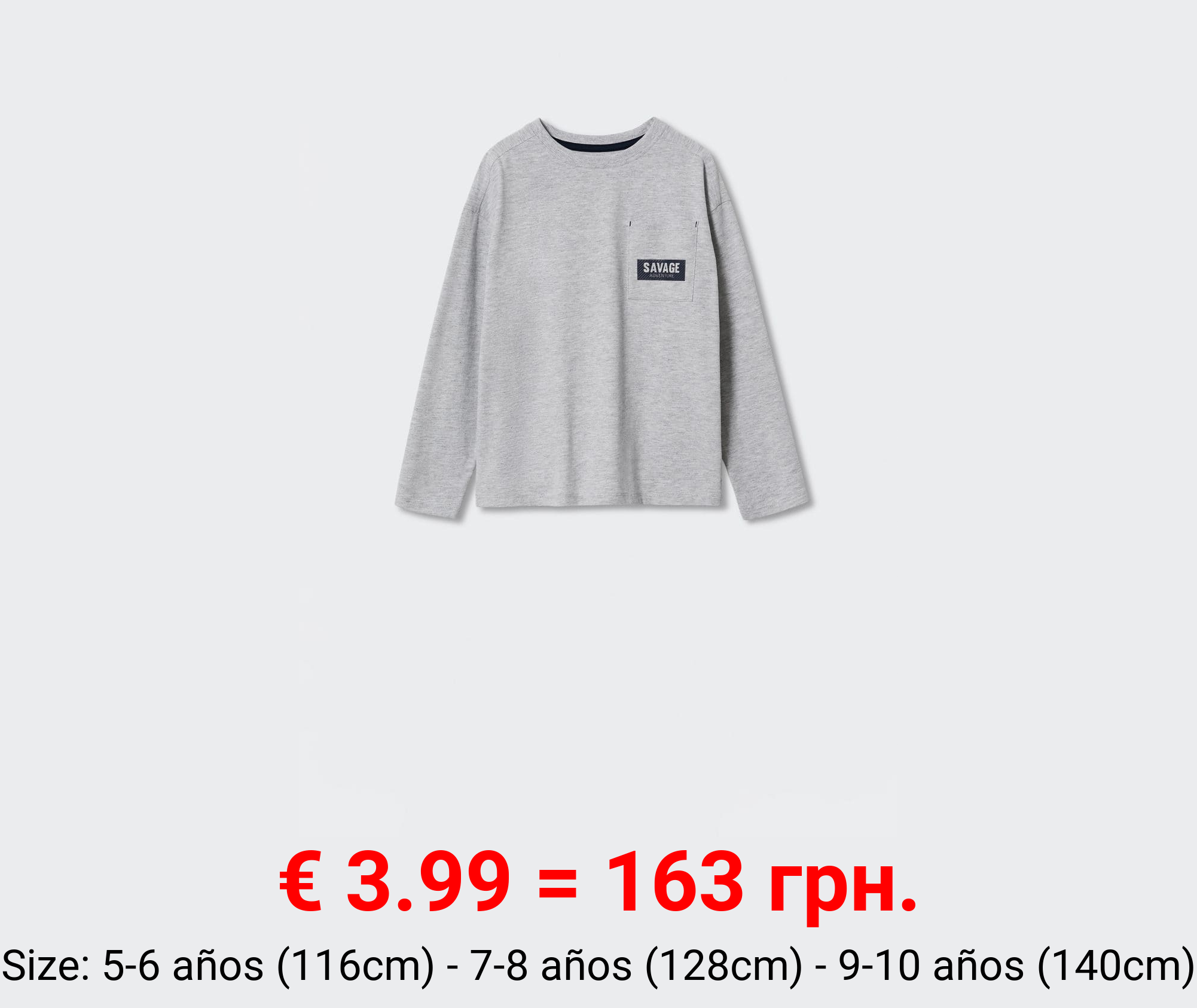 camiseta manga larga mensaje