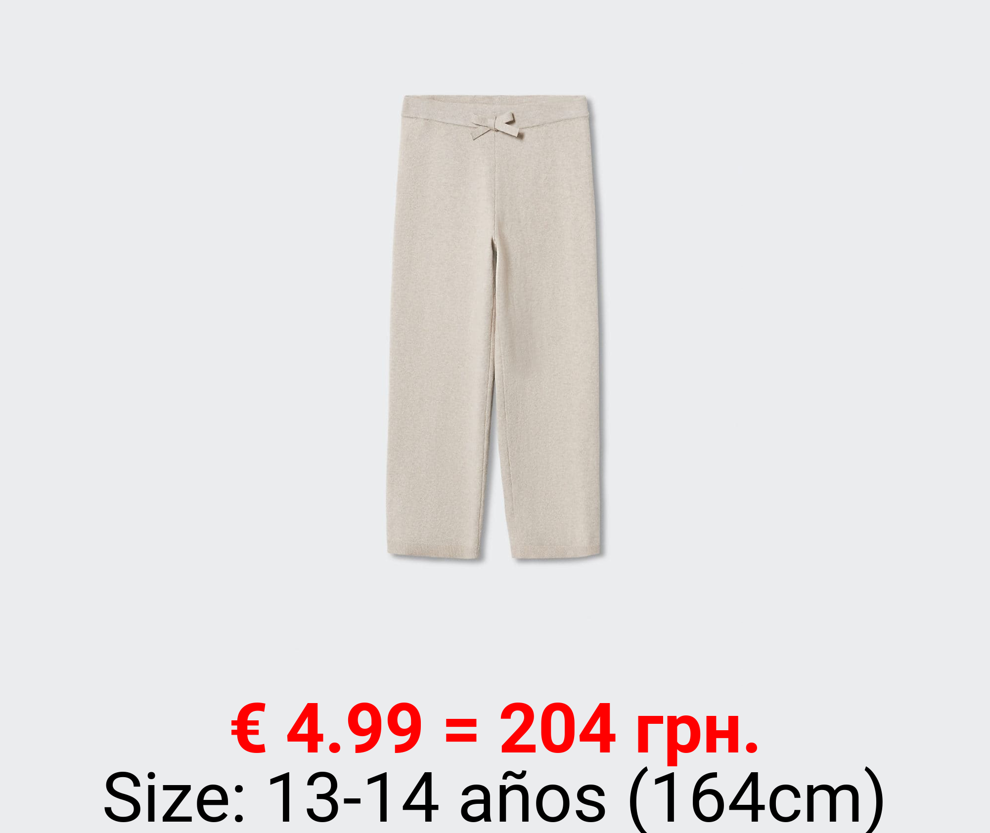 pantalón culotte punto