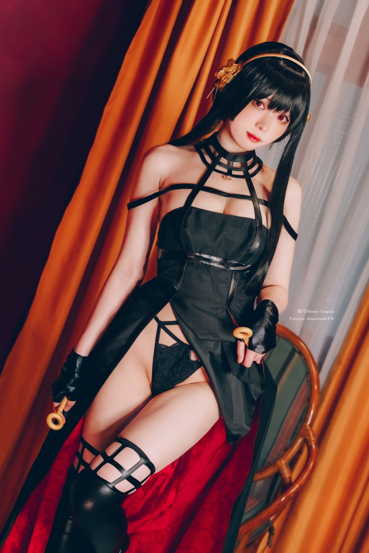霜月shimo Cosplay 約兒黑禮服＋內衣睡裙 20