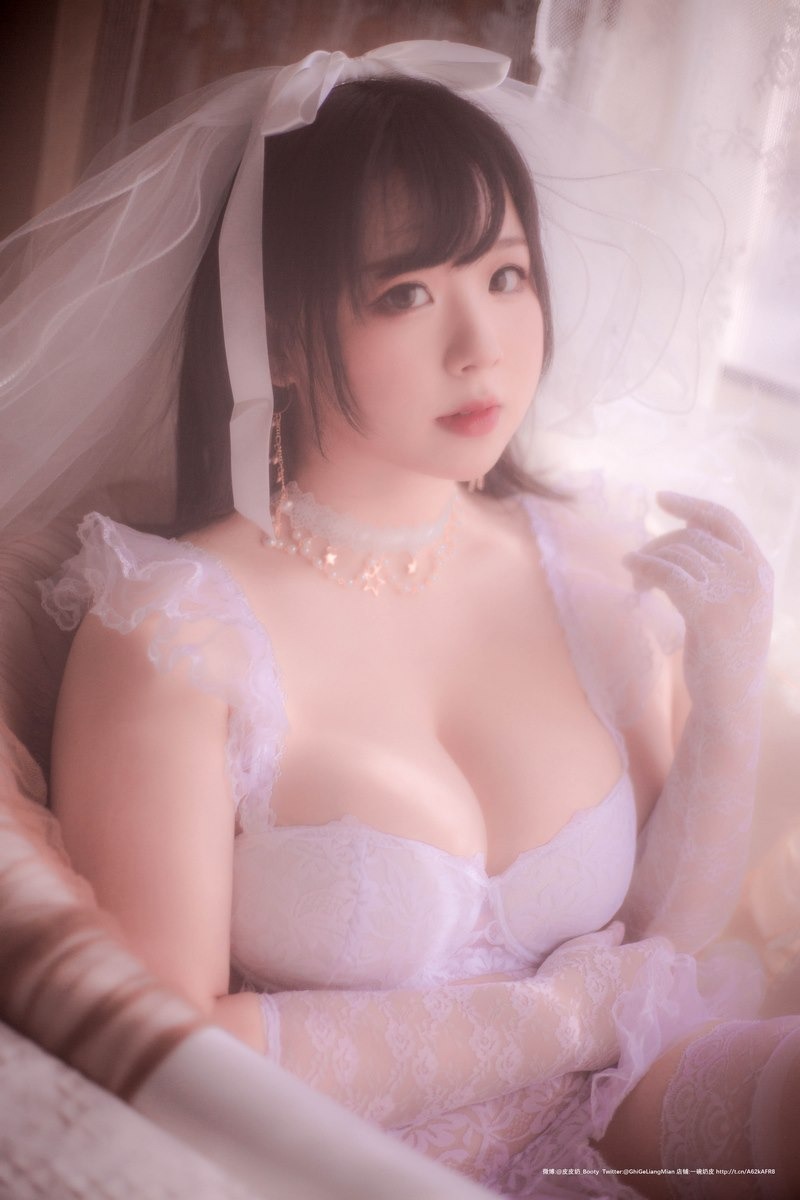 [Cos]皮皮奶-朦胧婚纱[66P] 1