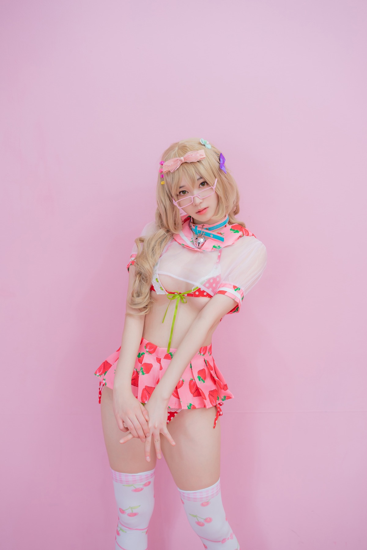 Bambi 밤비, [CreamSoda] Over knee socks Set.01 25