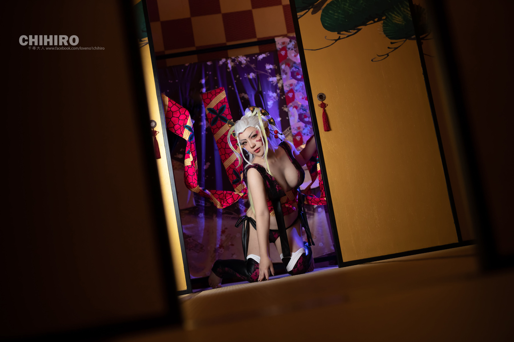 千尋_Chihiro Chang Cosplay 堕姫 Daki - Demon Slayer 4
