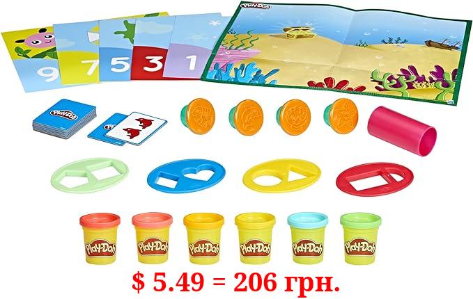 Play-Doh Create and Count Numbers Playset Preschool Toy for Kids 3 Years and Up with 6 Double-Sided Playmats, 10 Counting Flashcards, and 6 Cans of Modeling Compound, Non-Toxic (Amazon Exclusive)