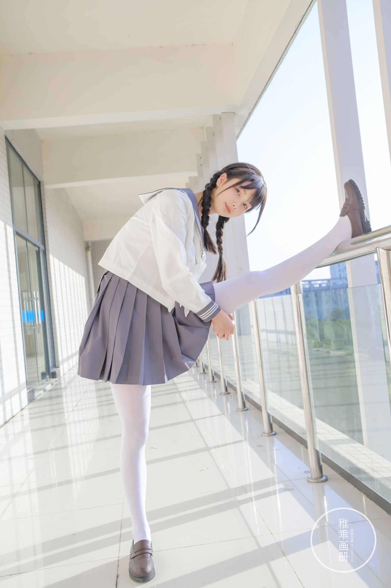 稚乖画册 - NO.05 晴空03 双马尾jk [71P1V-0.99GB] 48