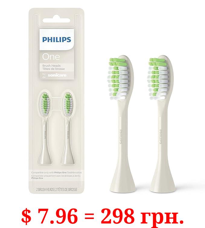 Philips One by Sonicare, 2 Brush Heads, Snow, BH1022/07