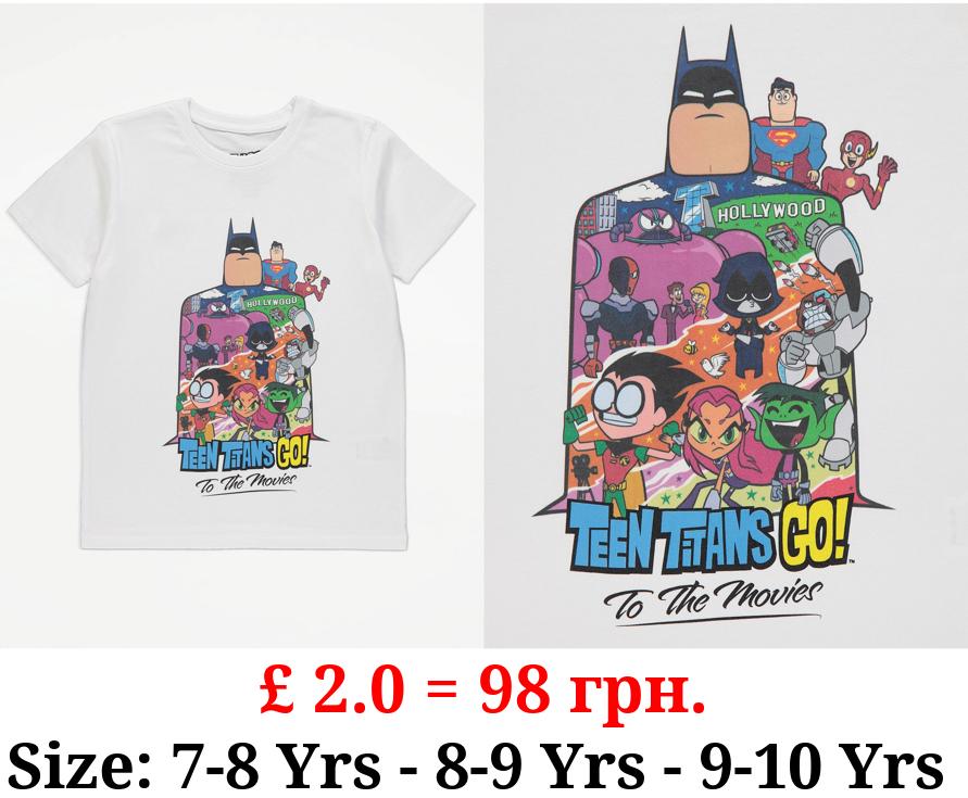 DC Comics Teen Titans Go! White T-Shirt