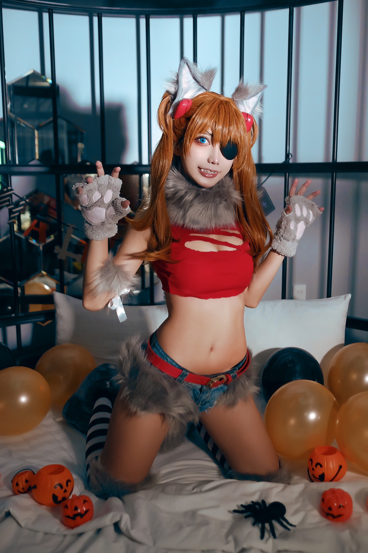 MingTao 明桃 Cosplay Asuka Werewolf 3