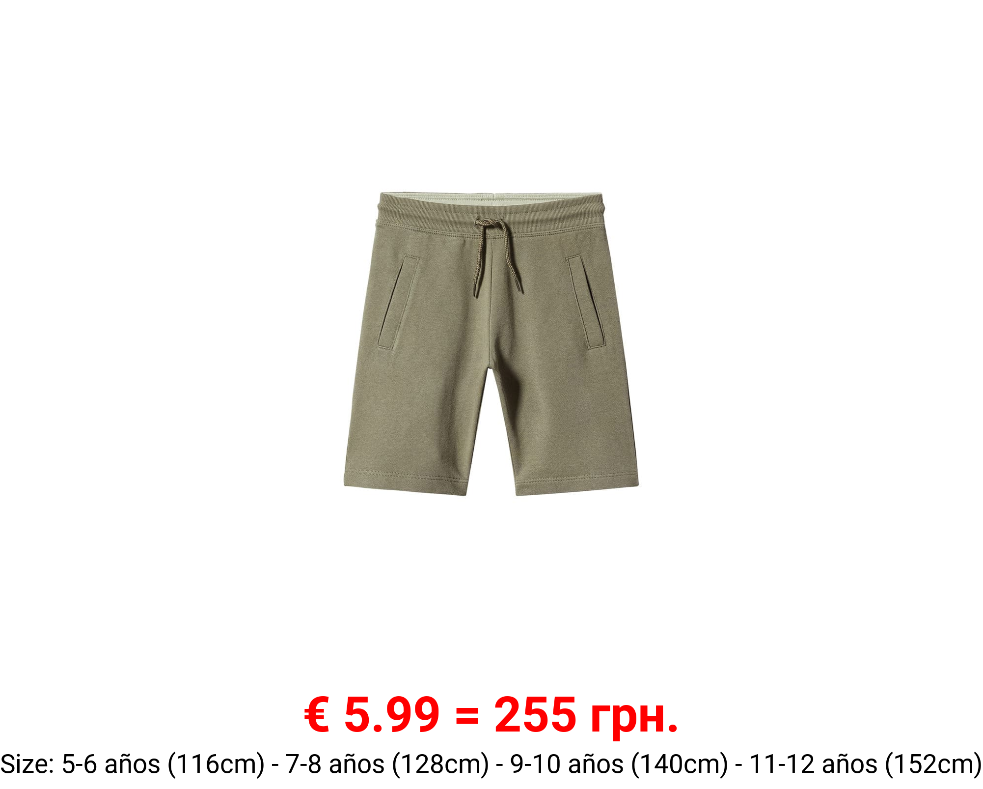 Bermudas jogger algodón