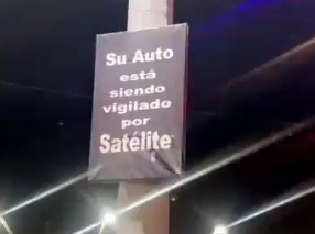 Un parking vigilado por satélite