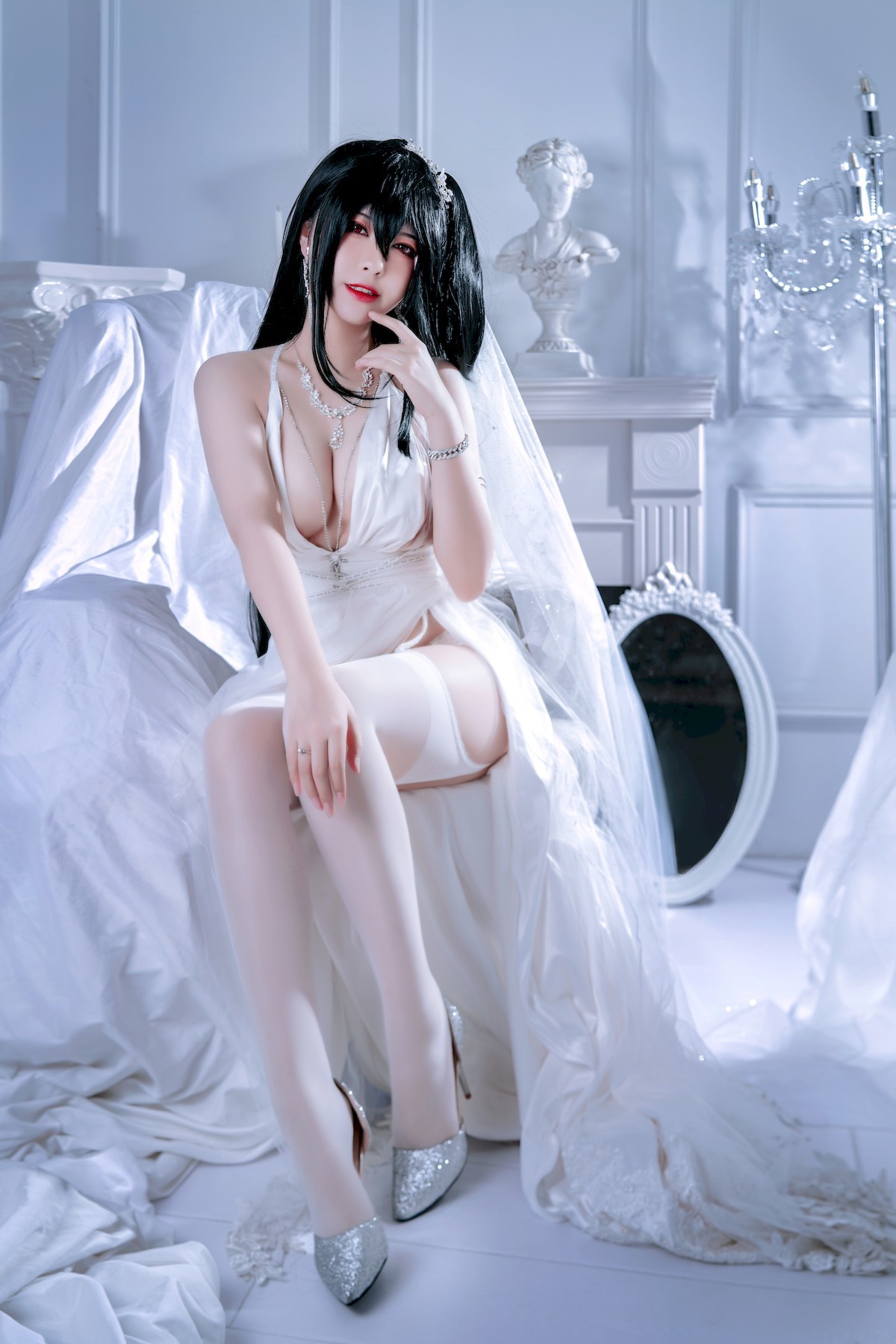 Cosplay 半半子 大凤礼服 Taihou 15