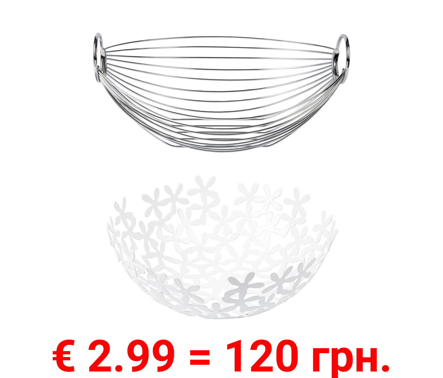 ERNESTO® Obstkorb, aus Metall