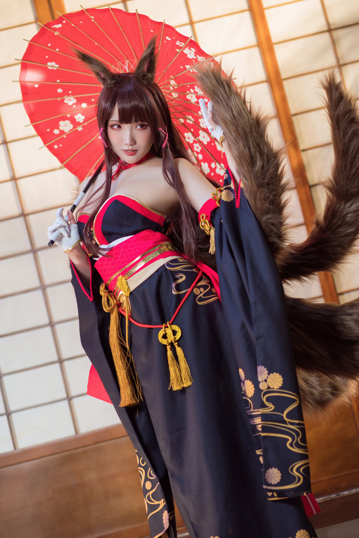 Cosplay 瓜希酱 赤城 Akagi 3