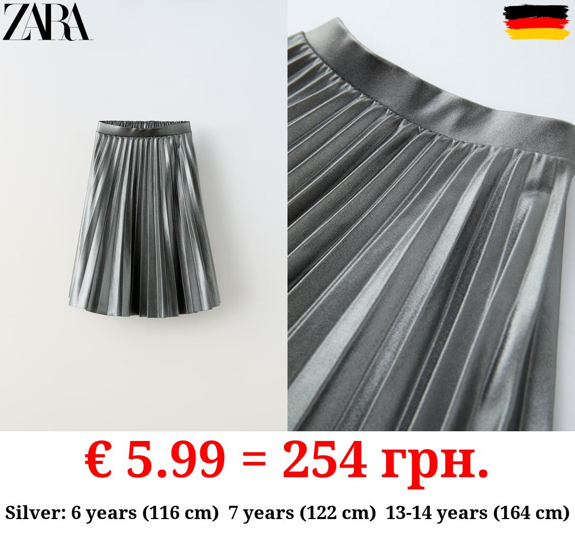 MIDI BOX PLEAT SKIRT