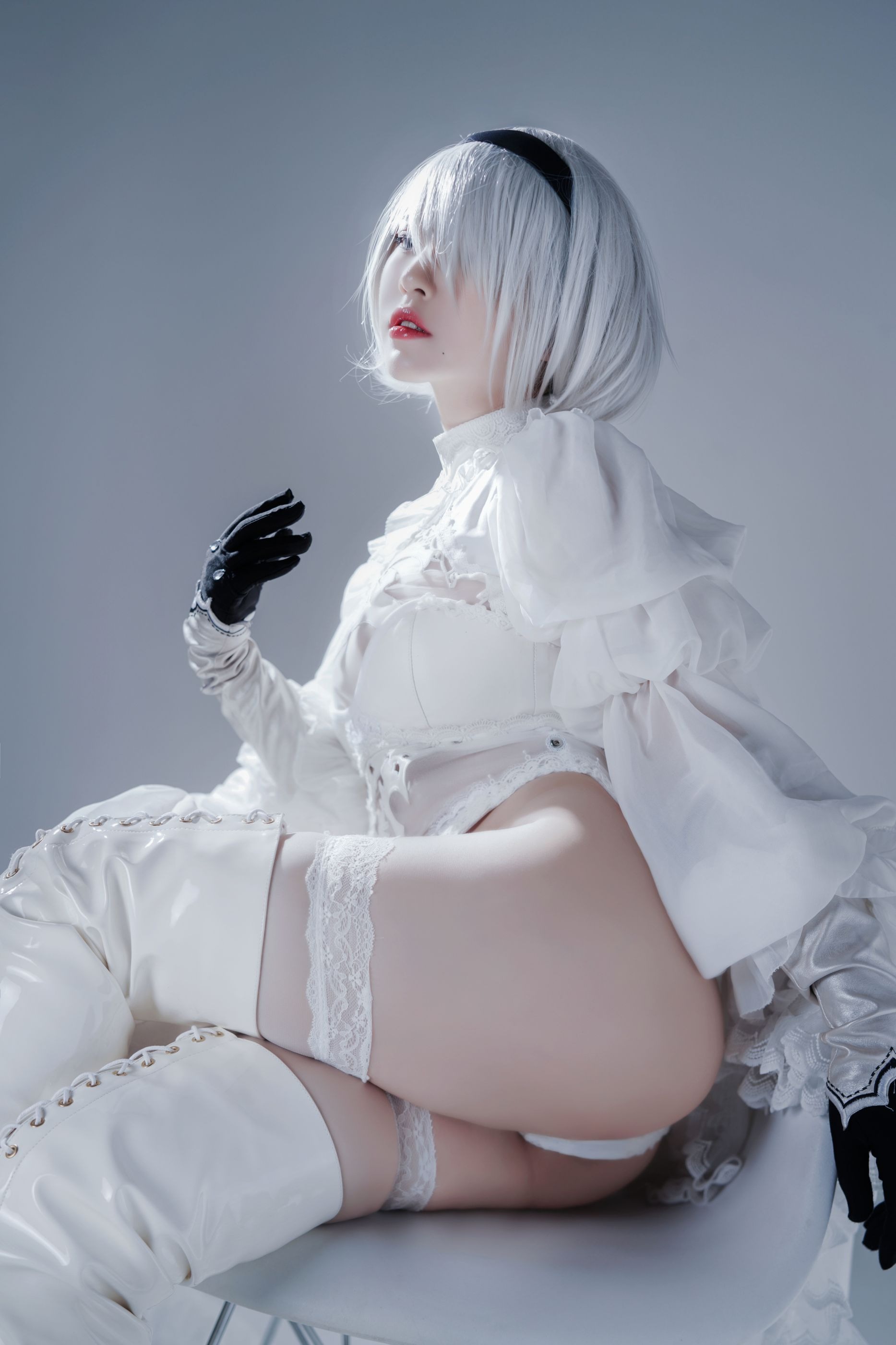 半半子 - Automataヨルハ二号B型 白礼服[51P-91MB] 20