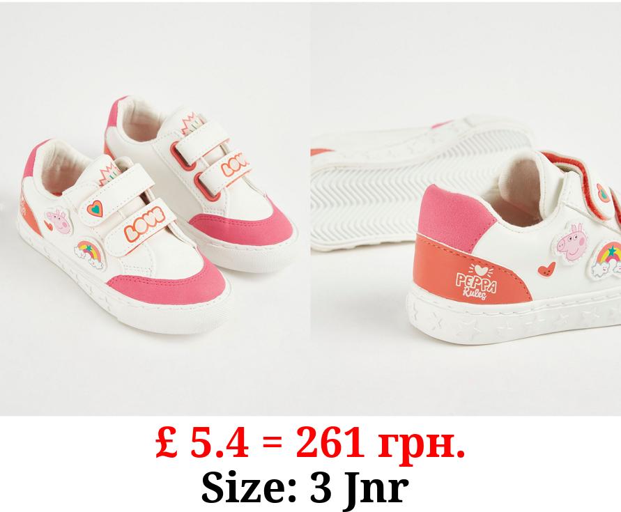 Peppa Pig Pink Retro Cupsole Trainers