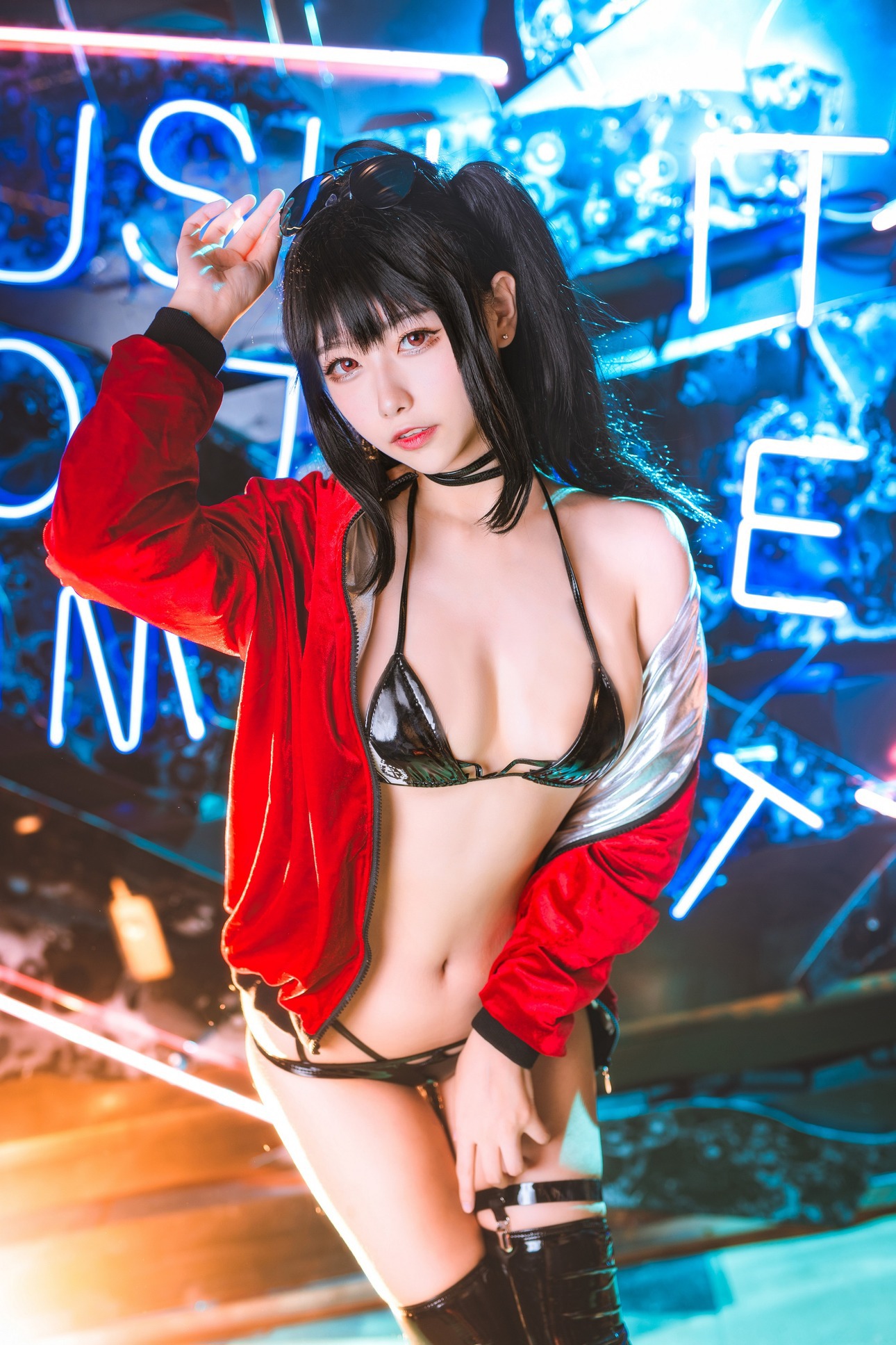 [Momoko葵葵] Taihou 打歌服 恶魔 碧蓝航线 18