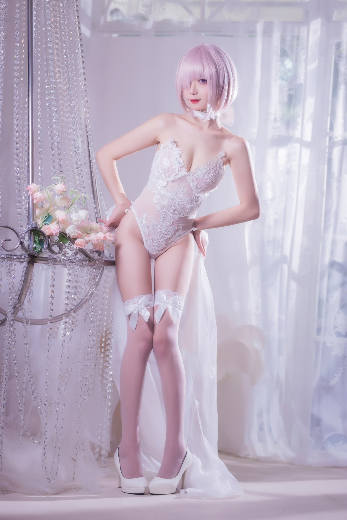 Cosplay 封疆疆 婚纱玛修 Wedding Dress 8