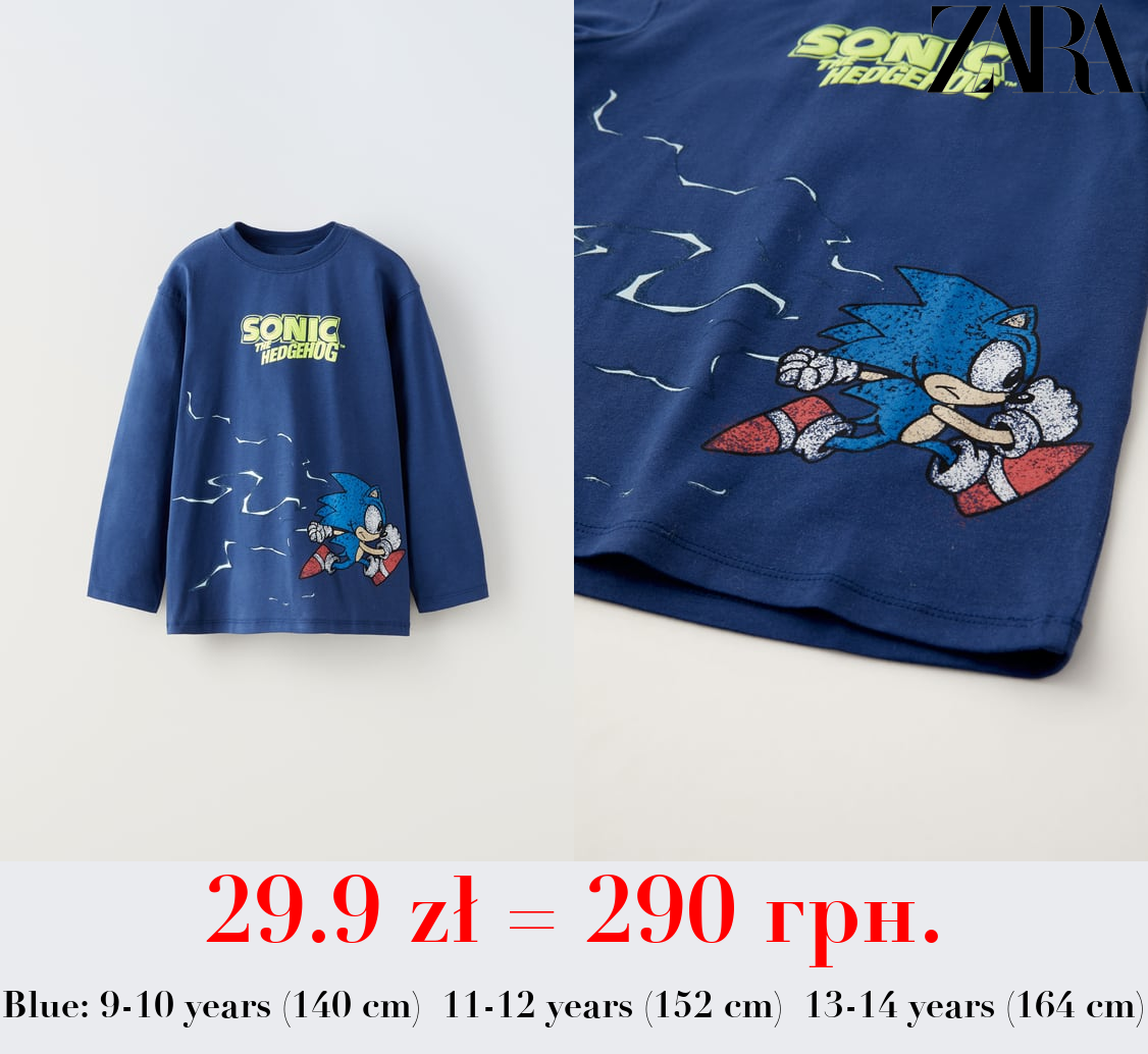 SONIC © SEGA NEON T-SHIRT