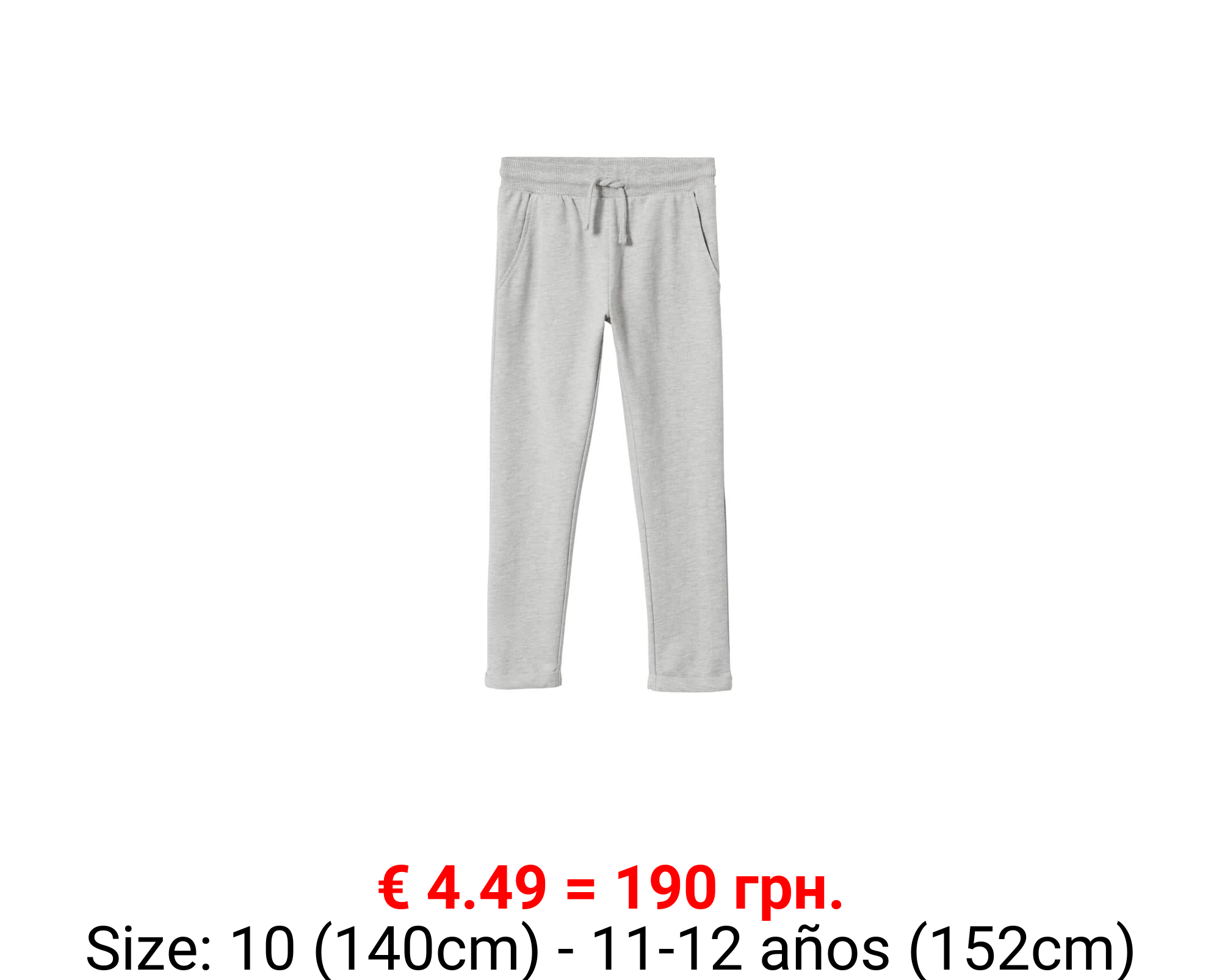 Pantalón jogger algodón