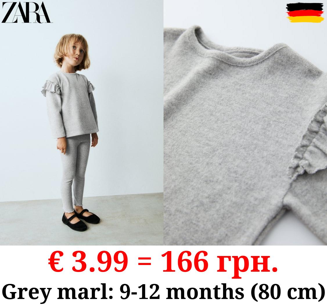 SOFT TOUCH RUFFLED T-SHIRT