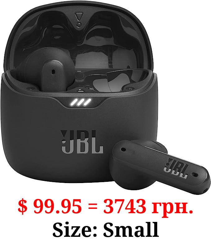 JBL Tune Flex - True Wireless Noise Cancelling Earbuds (Black), Small