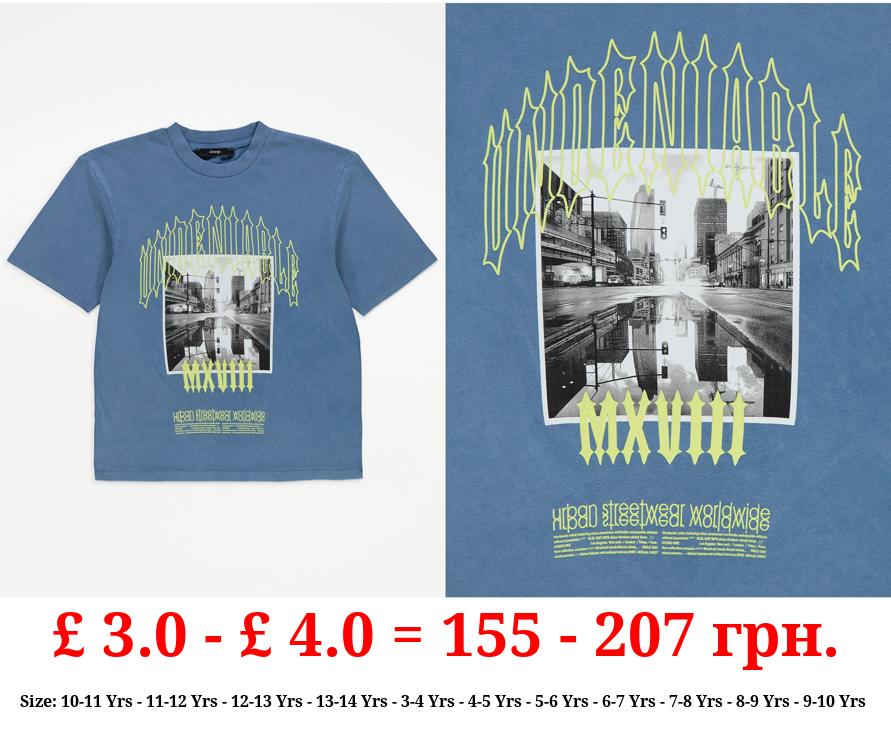 Blue Undeniable Photograph T-Shirt