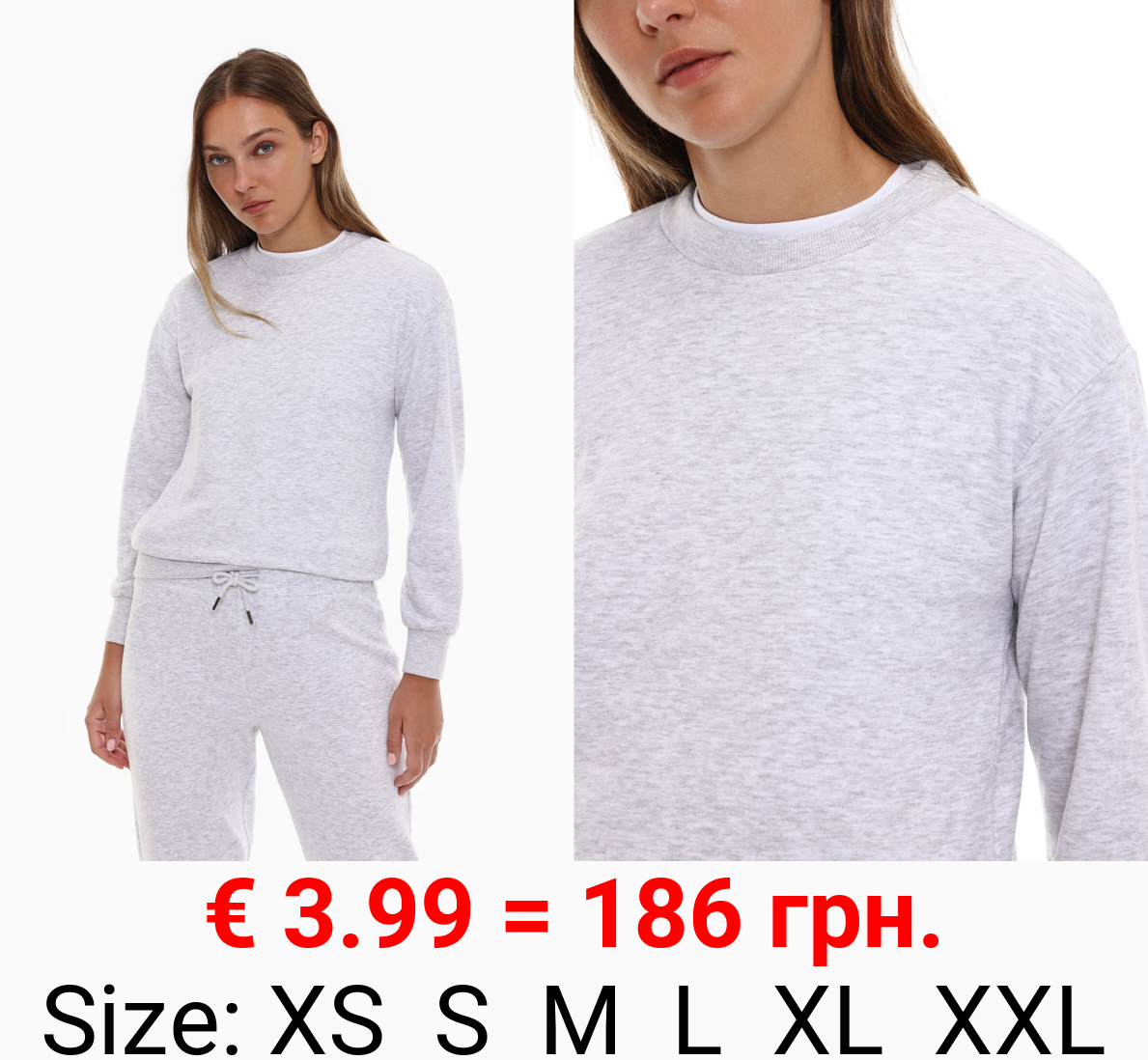 Basic tracksuit sweatshirt