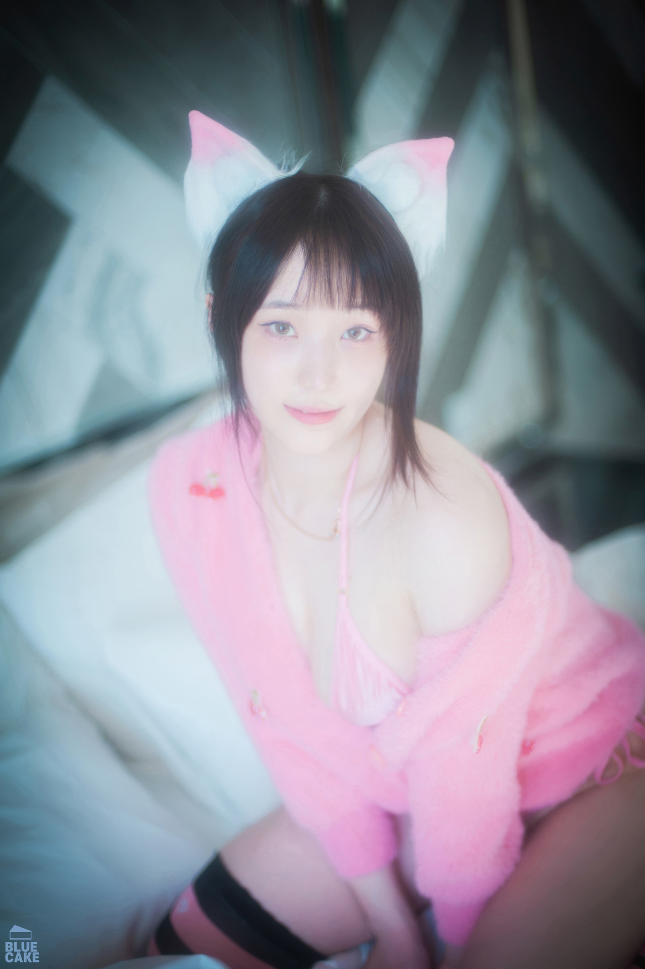 Bambi 밤비, [BLUECAKE] Naughty Cats Pink & Mint RED Set.01 7