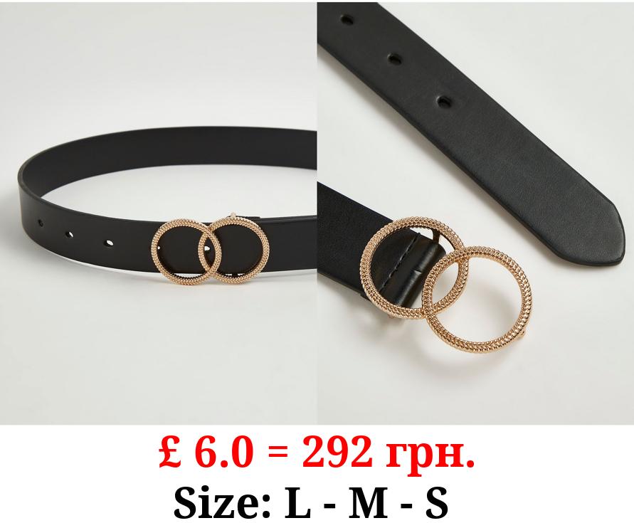 Double Ring Buckle Belt