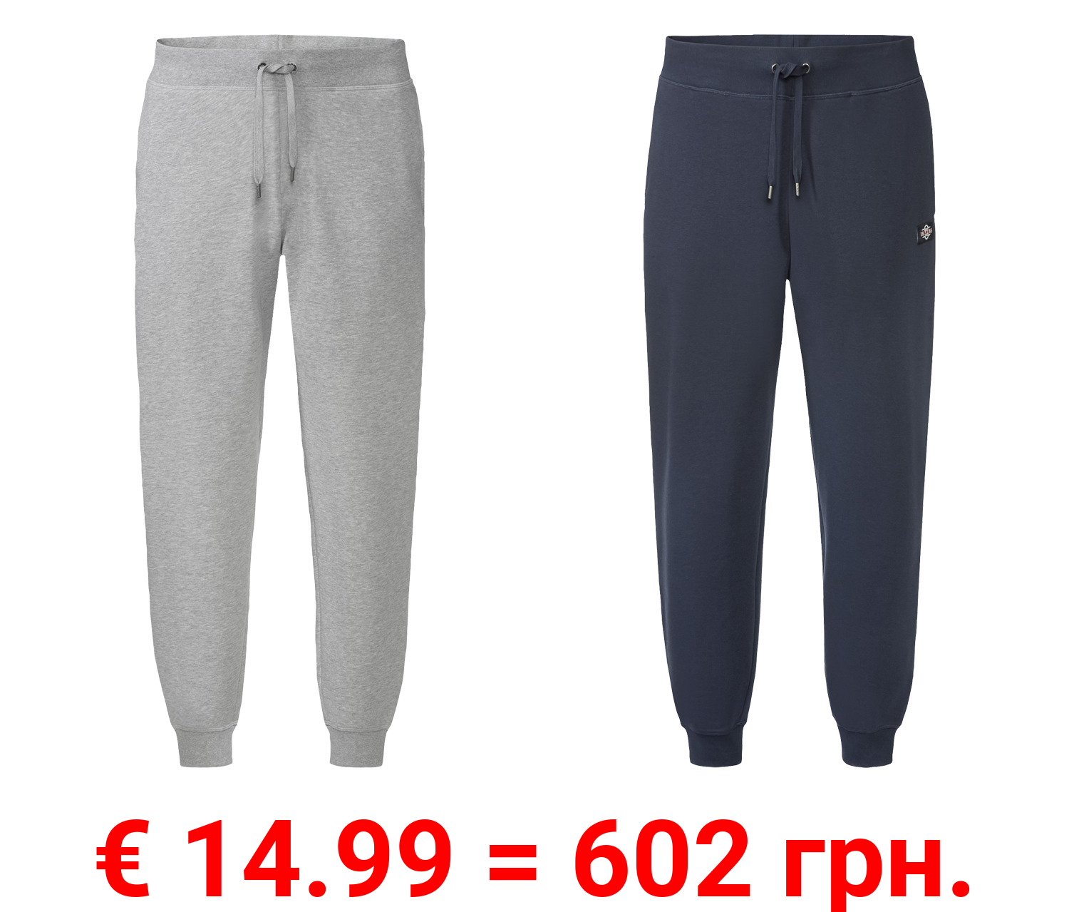 LIVERGY® Herren Sweathose mit Baumwolle