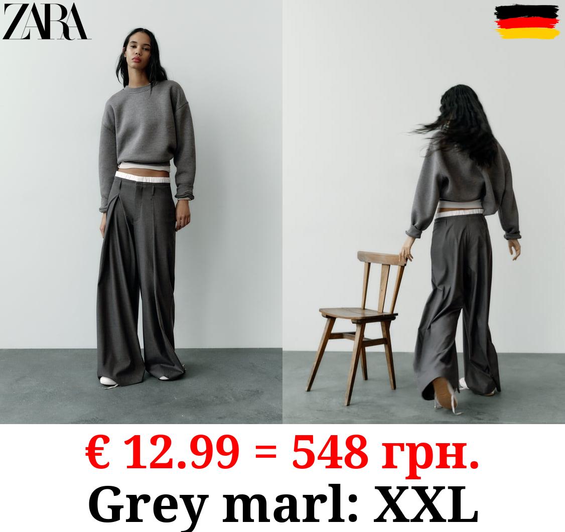 CONTRAST BOXER TROUSERS