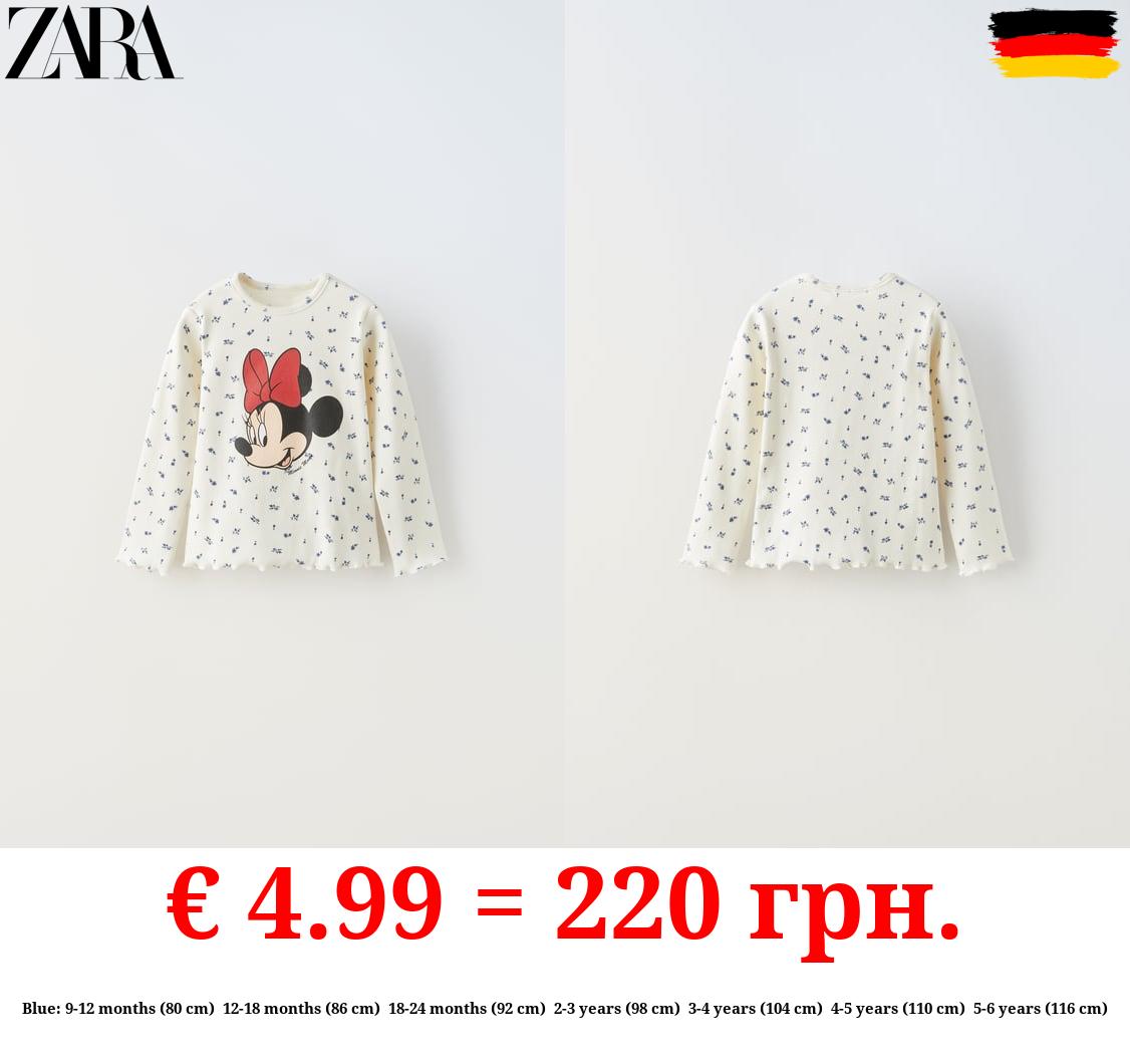 MICKEY AND MINNIE MOUSE © DISNEY RIBBED T-SHIRT