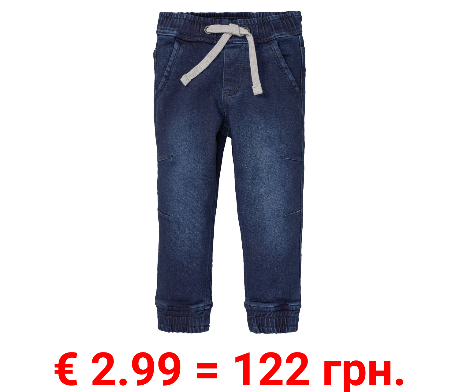 lupilu Kleinkinder Jungen Sweatdenim-Jeans mit Bündchen