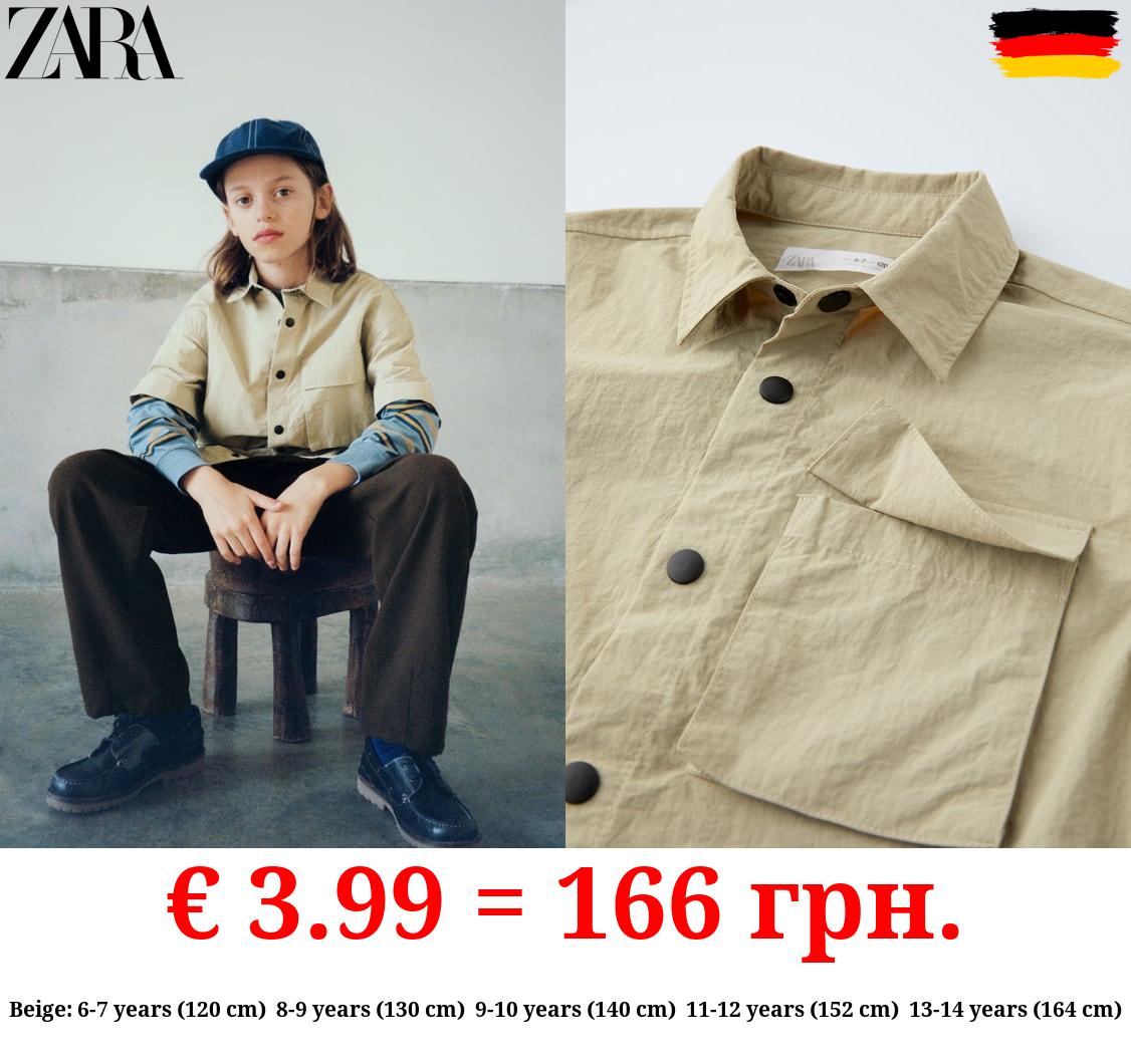 NYLON SHIRT WITH POCKET