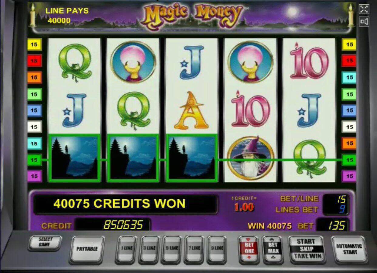 игровой автомат magic money демо играть