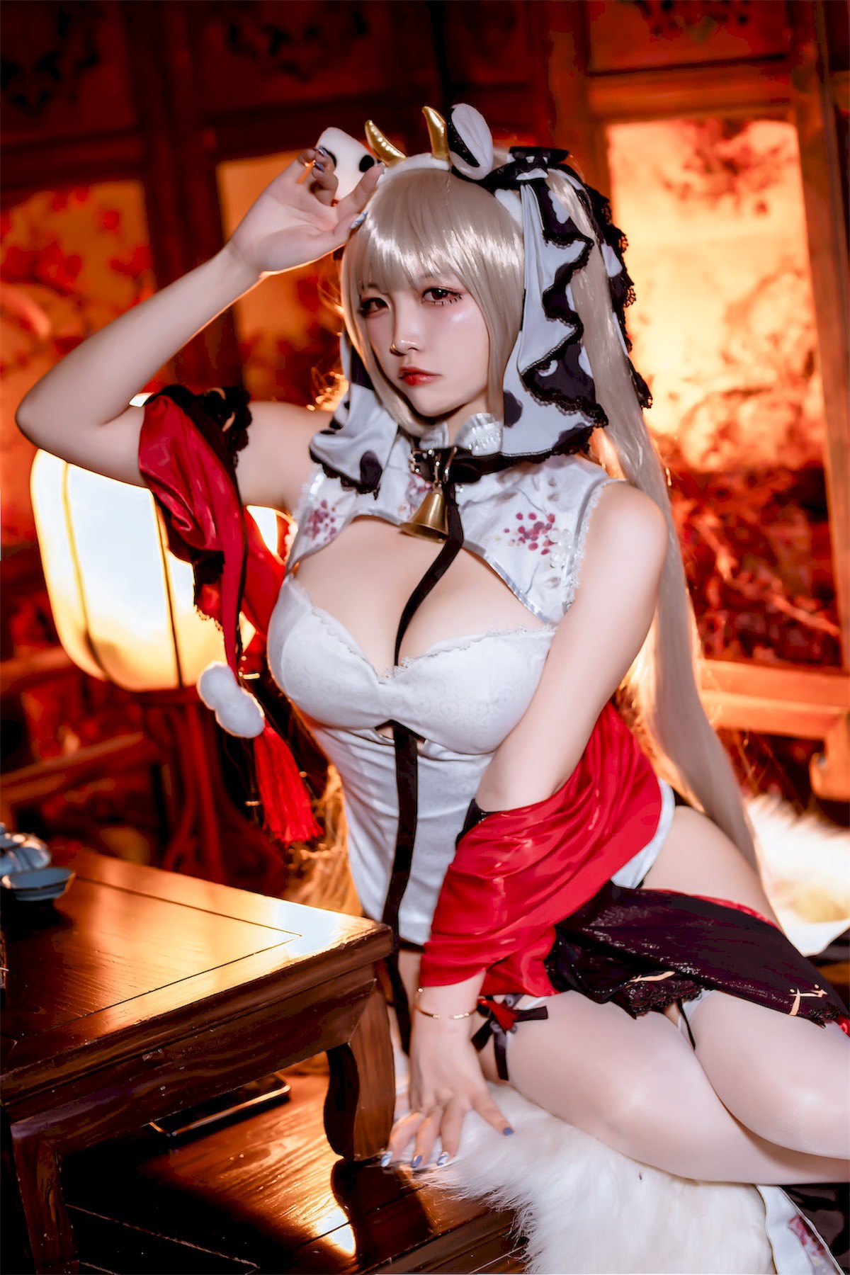 Cosplay 二佐Nisa 碧蓝航线可畏旗袍 16