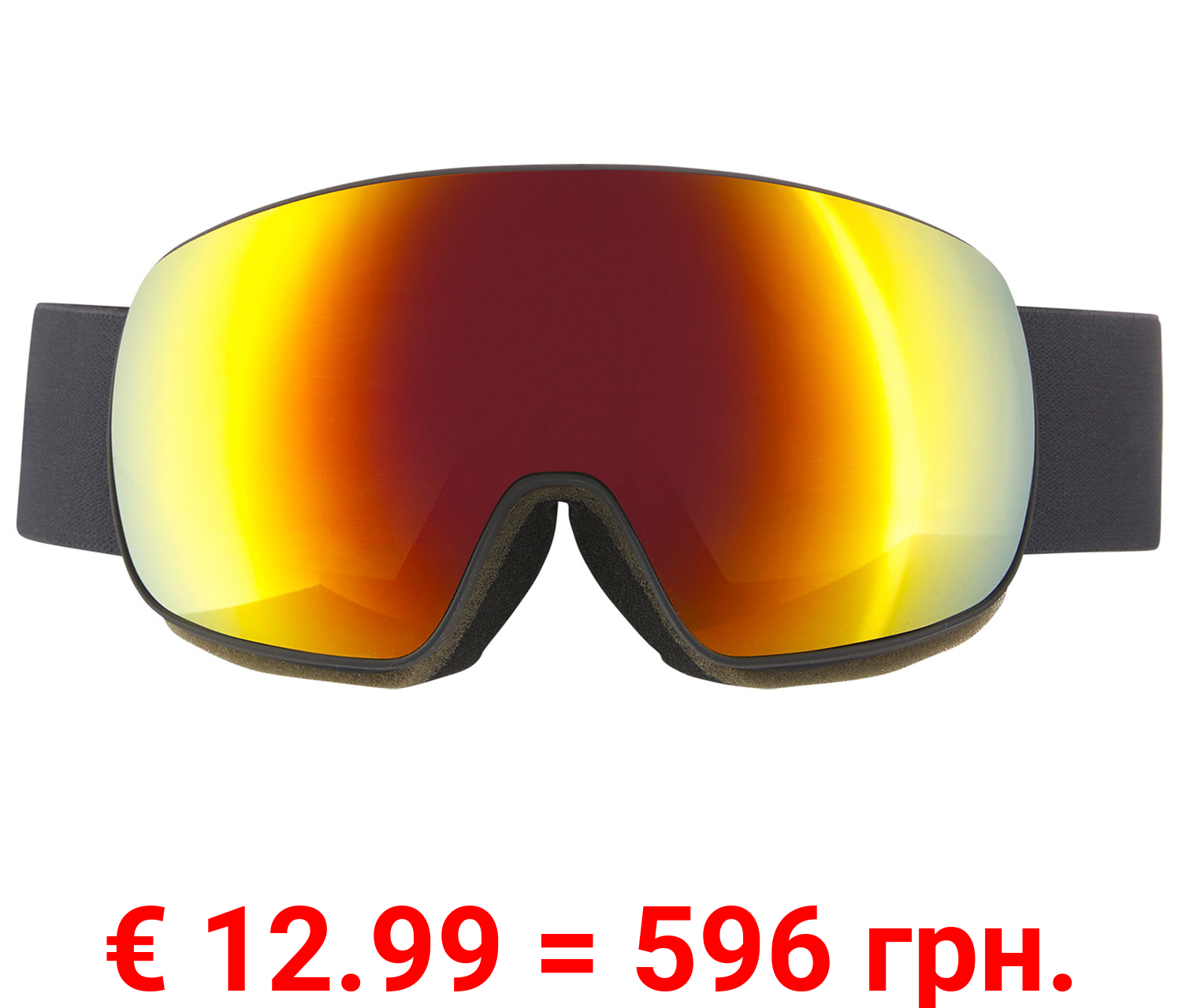 CRIVIT Kinder-Ski-und-Snowboardbrille, vollverspiegelt