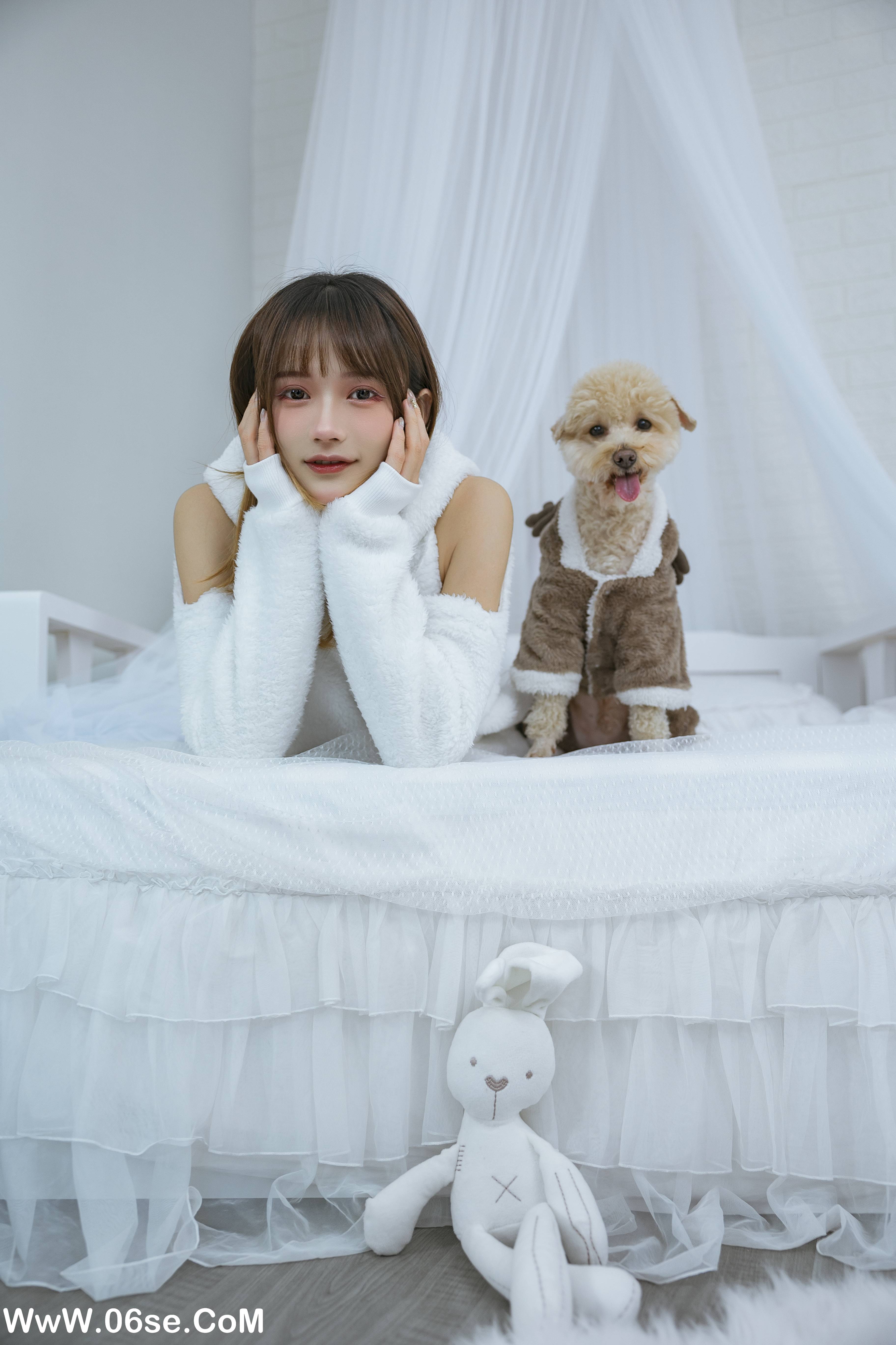 图片[12]-[YITUYU艺图语]2022.12.17 温馨少女与宠物们 兔子Zzz不吃胡萝卜[23+1P／371MB]-六色网