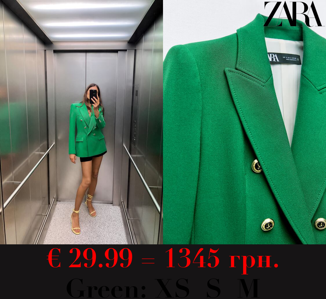 TAILORED DOUBLE-BREASTED BLAZER