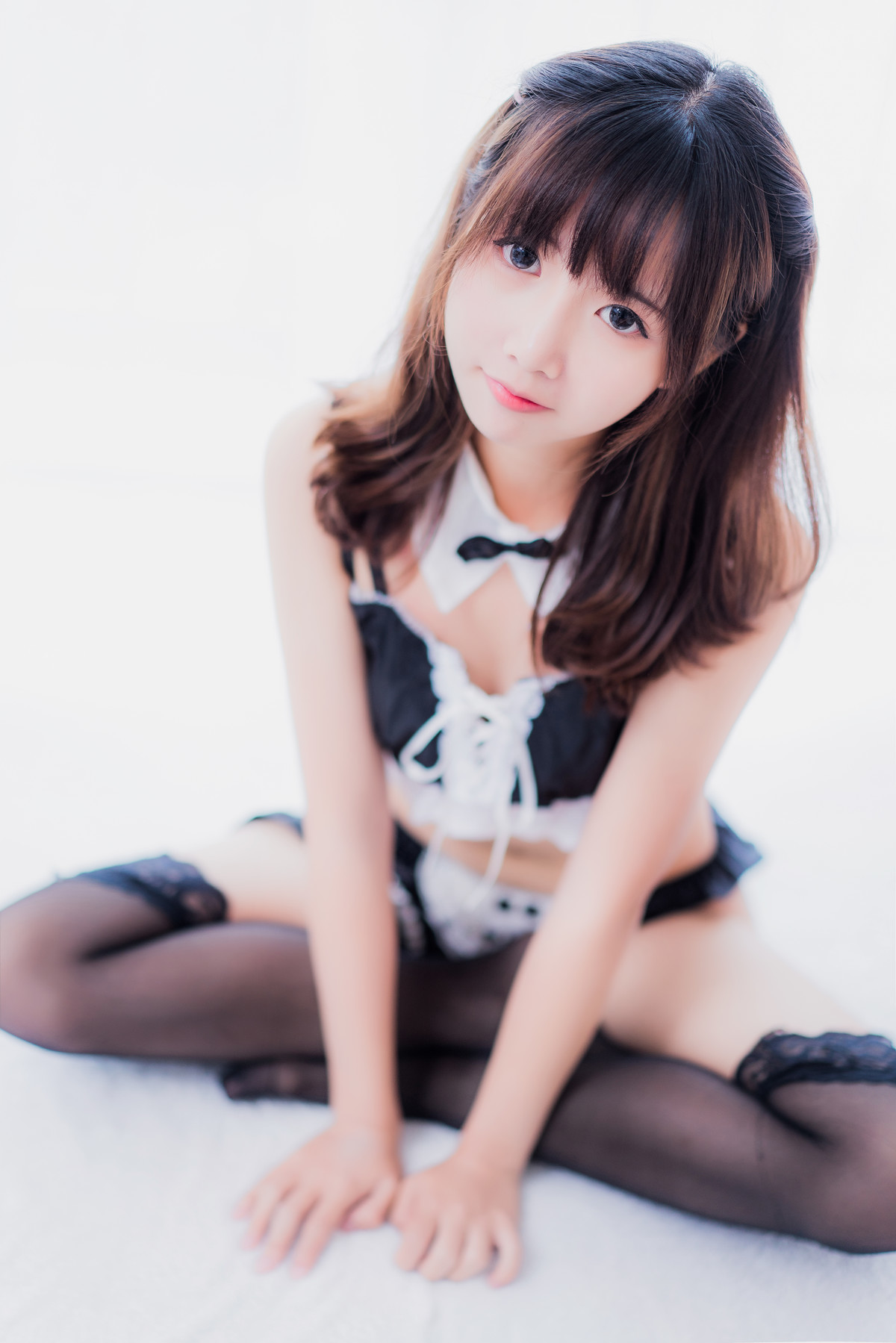 Cosplay 面饼仙儿 黑丝女仆私房 19