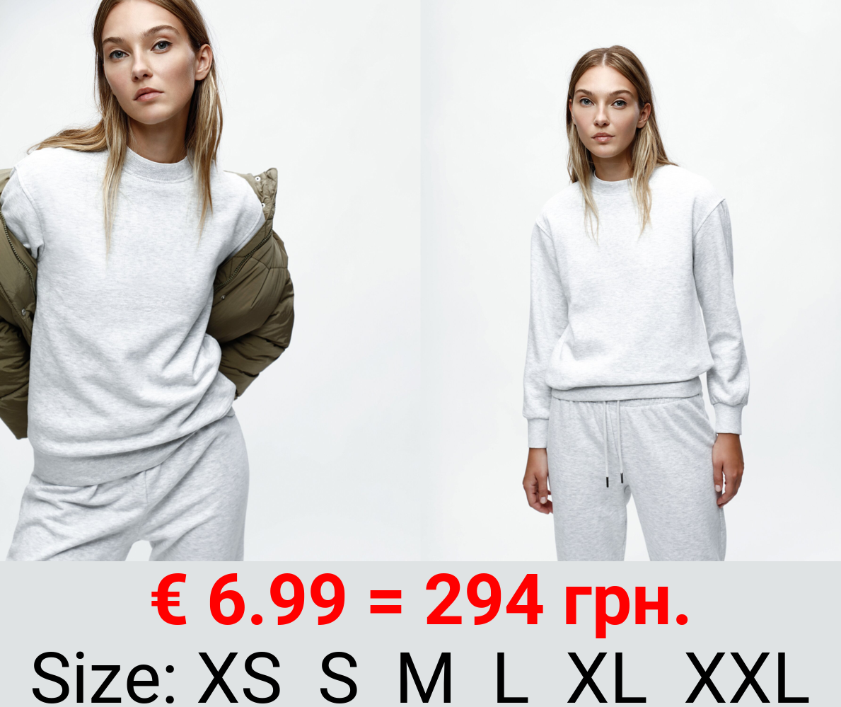 Basic tracksuit sweatshirt