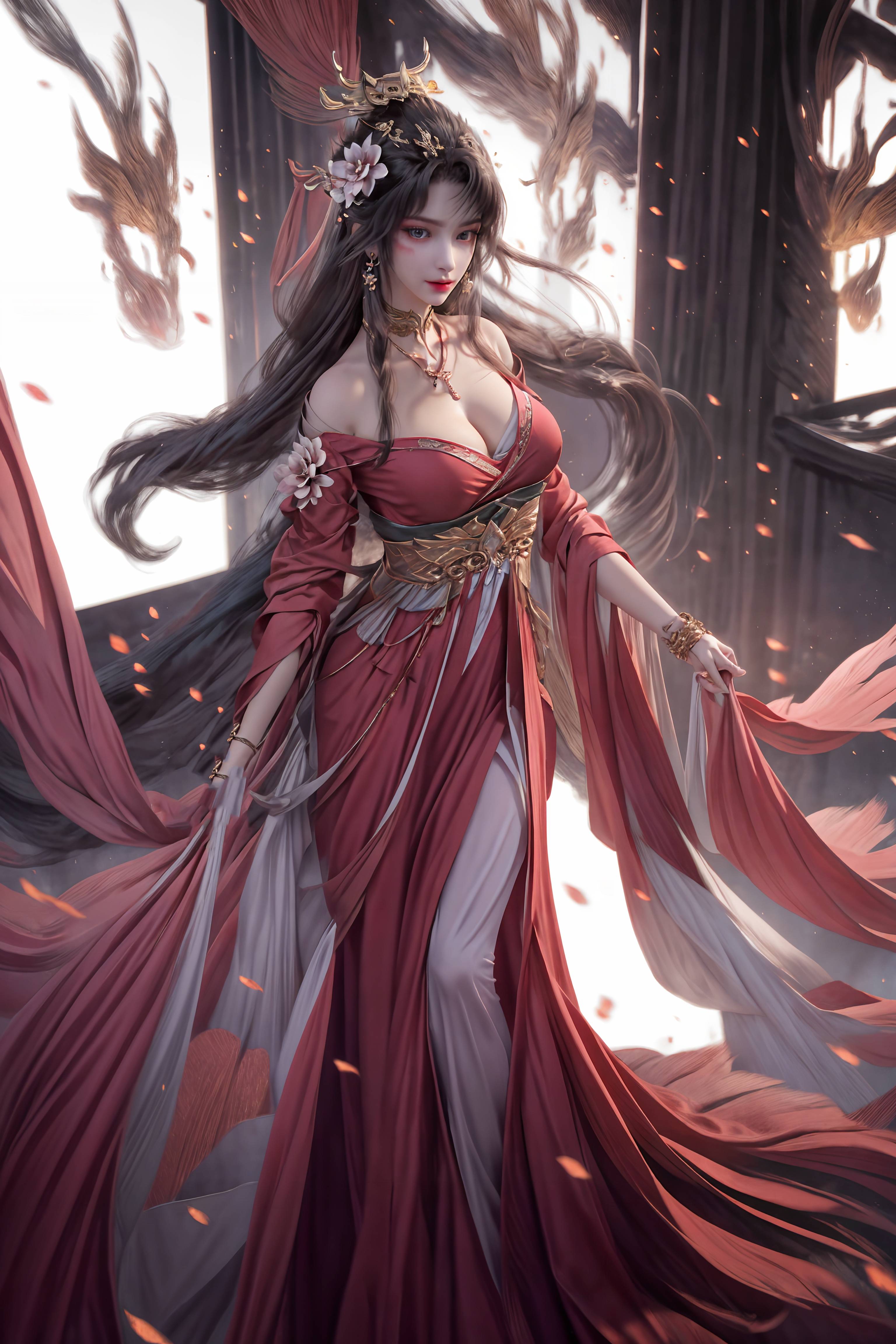 完美世界-天狐仙子 逼真狐尾-六色网