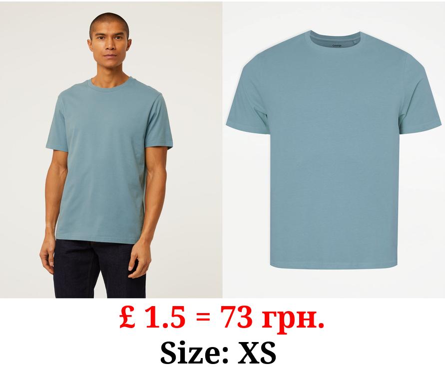 Teal Crew Neck T-Shirt