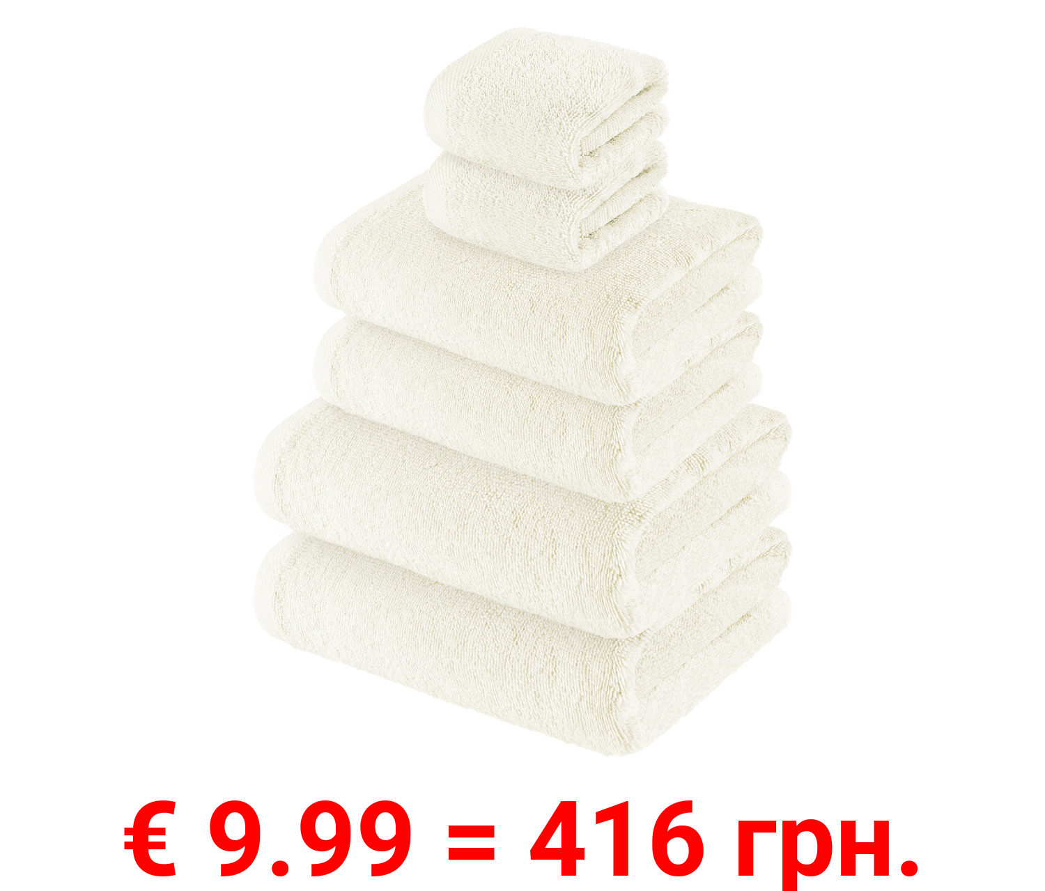 LIVARNO home Frottier-Set, 6-teilig