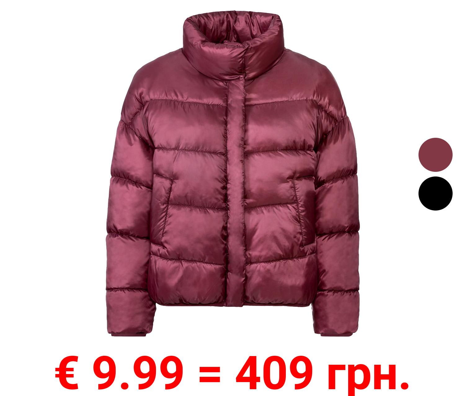 esmara Damen Steppjacke mit Stehkragen