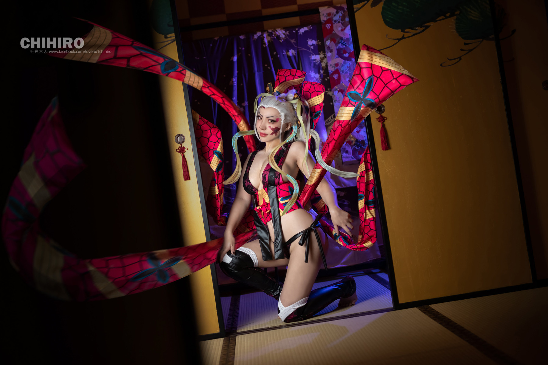 千尋_Chihiro Chang Cosplay 堕姫 Daki - Demon Slayer 7