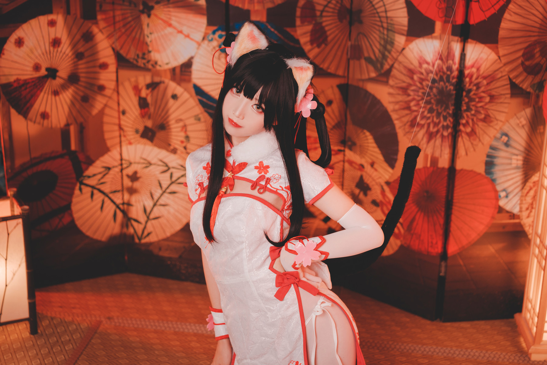 Cosplay 面饼仙儿 夕暮 斯卡哈女仆 3