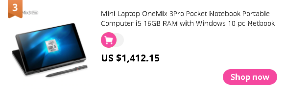 Mini Laptop OneMix 3Pro Pocket Notebook Portable Computer i5 16GB RAM with Windows 10 pc Netbook Portatil Computado
