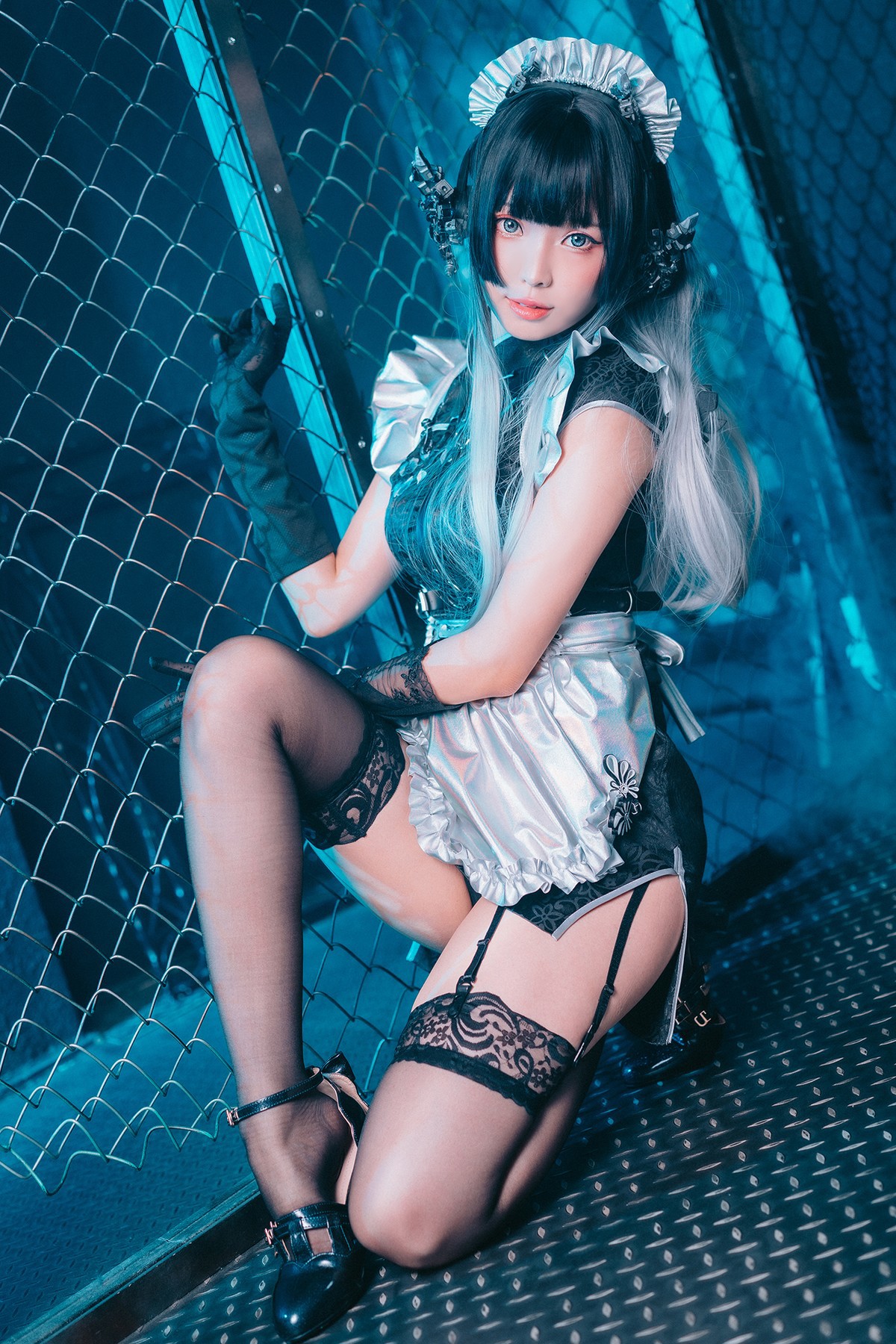 Cosplay ElyEE子 賽博女僕 Melanite黑榴石 32